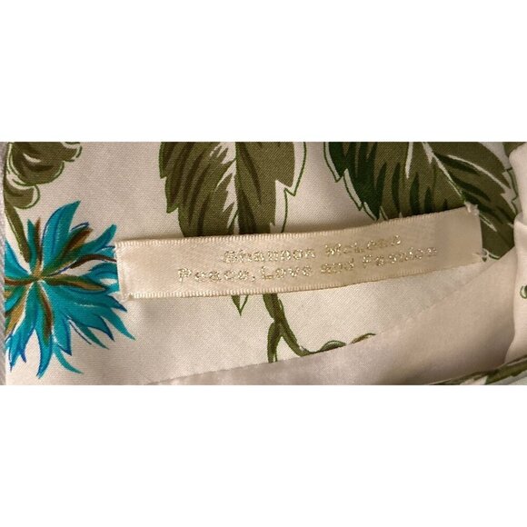 Vtg Shannon Mclean Silk dresses butterflies 3/4 sleeves pulled v-neck lined Size - Picture 6 of 14